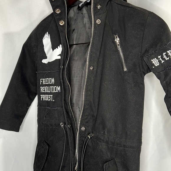 Unisex Kids Trench Coat sz4 - Picture 10 of 10